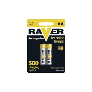 2 ks Nabíjacia batéria AA RAVER NiMH/1, 2V/600 mAh B7426 vyobraziť