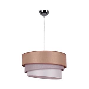 - Luster na lanku TRIO 1xE27/40W/230V pr. 45 cm hnedá/šedá/strieborná 8338 vyobraziť