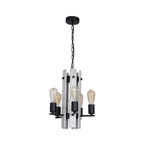 Luster GERA 5xE27/60W/230V čierna 8281 vyobraziť