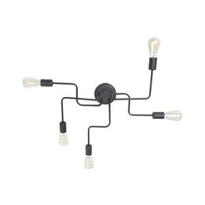 Prisadený luster TUBE 5xE27/15W/230V P-1924/5 BK vyobraziť