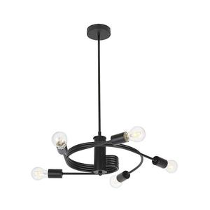 Rabalux 2098 - Prisadený luster CARLY 5xE27/15W/230V čierna 2098 vyobraziť
