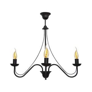 Luster na lanku MALBO II 3xE14/10W/230V W-2940/3 BK vyobraziť