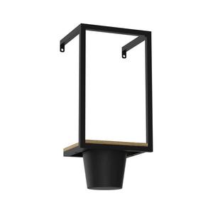 Nástenný kvetináč 38x18 cm čierna 8091 vyobraziť