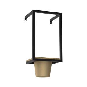 Nástenný kvetináč 38x18 cm zlatá 8094 vyobraziť