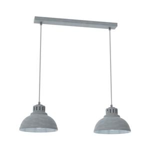 Luster na lanku SVEN 2xE27/15W/230V šedá 9049 vyobraziť