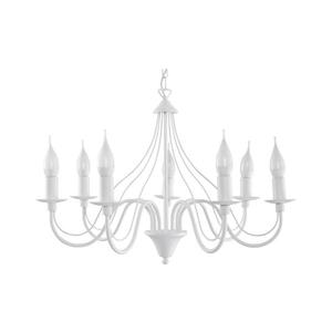 Luster na reťazi MINERWA 7 7xE14/40W/230V biela SL.0215 vyobraziť