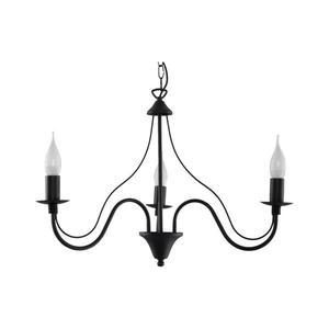 Luster na reťazi MINERWA 3 3xE14/40W/230V čierna SL.0217 vyobraziť
