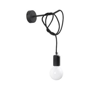 Nástenné svietidlo EDISON 1xE27/60W/230V čierna SL.0373 vyobraziť