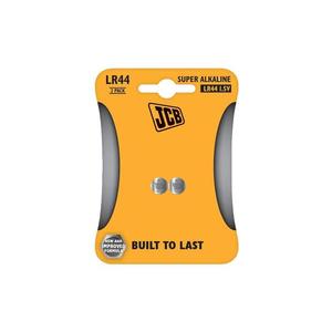JCB-LR44-2B - 2 ks Alkalická gombíková batéria LR44 1, 5V JCB-LR44-2B vyobraziť