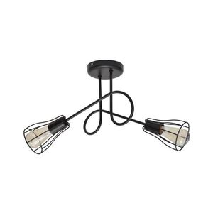 Prisadený luster OXFORD 2xE27/15W/230V W-2016/2K BK/H vyobraziť