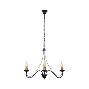 Luster na reťazi MALBO 3xE14/60W/230V W-2910/3 BK+GO vyobraziť