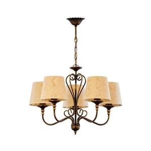 Jupiter 1751 - Luster na reťazi SOFIA 5xE27/60W/230V 1751 vyobraziť