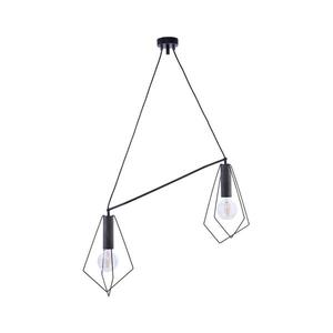 Jupiter 1645 - Luster na lanku KAIR 2xE27/60W/230V čierna/grafit 1645 vyobraziť