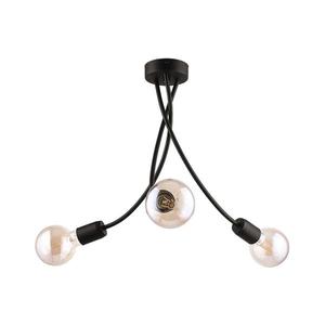 Jupiter 1639 - Luster na tyči LUCE 3xE27/60W/230V čierna 1639 vyobraziť