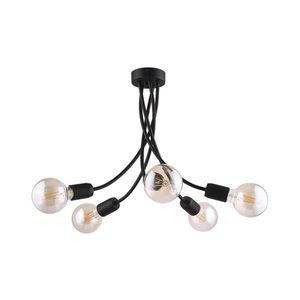 Jupiter 1640 - Luster na tyči LUCE 5xE27/60W/230V čierna 1640 vyobraziť