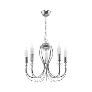 Jupiter 1688 - Luster na reťazi MELANI 5xE14/40W/230V strieborná 1688 vyobraziť