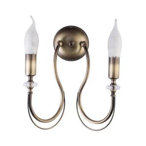 Jupiter 1636 - Nástenné svietidlo MELANI 2xE14/40W/230V mosadz patina 1636 vyobraziť