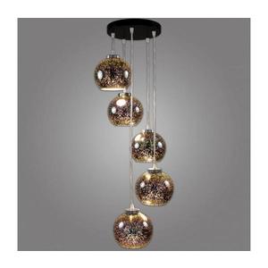 Kemar NP/5/W/D3 - Luster na lanku KULE 3D 5xE27/60W/230V NP/5/W/D3 vyobraziť