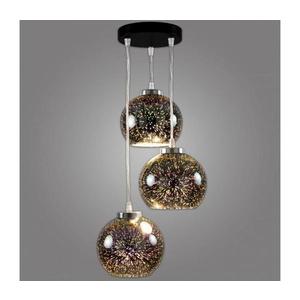 Kemar NP/3/W/D3 - Luster na lanku KULE 3D 3xE27/60W/230V NP/3/W/D3 vyobraziť