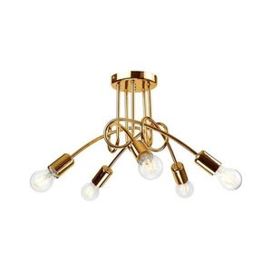 Prisadený luster CAMILLA 5xE27/60W/230V LM 5.79 złoty vyobraziť