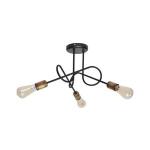 Prisadený luster OXFORD 3xE27/15W/230V W-2016/3 BK+AB/H vyobraziť