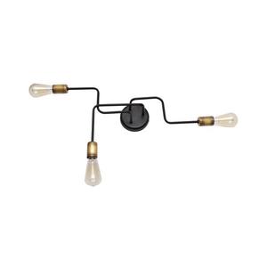 Prisadený luster TUBE 3xE27/15W/230V P-1924/3 BK+AB vyobraziť