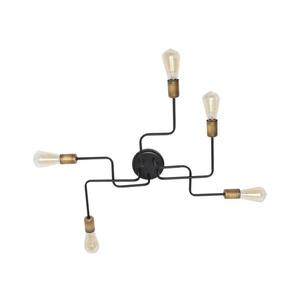 Prisadený luster TUBE 5xE27/15W/230V P-1924/5 BK+AB vyobraziť