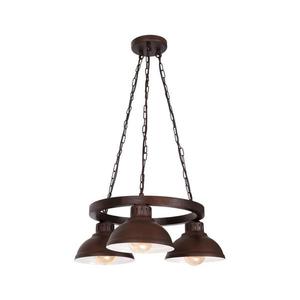 Luster na reťazi HAKON ROUND 3xE27/60W/230V tmavá 8021 vyobraziť