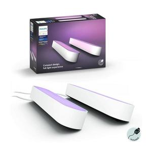 Philips - SADA 2x LED RGB Stmievateľná stolná lampa Hue AMBIANCE LED/6W/230V biela 78202/1E/P7 vyobraziť