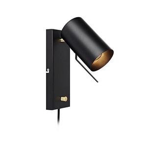 Markslöjd 106587 - Stmievateľné nástenné svietidlo CARRIE 1xGU10/35W/230V čierna 106587 vyobraziť