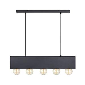 Markslöjd 107037 - Luster na lanku COUTURE 5xE27/40W/230V čierna 107037 vyobraziť