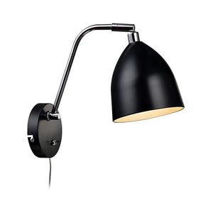 Markslöjd 105027 - Nástenné svietidlo HAMINA 1xE27/40W/230V čierna 105027 vyobraziť