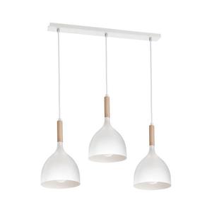 Luster na lanku NOAK WOOD 3xE27/15W/230V biela/buk 1196 vyobraziť
