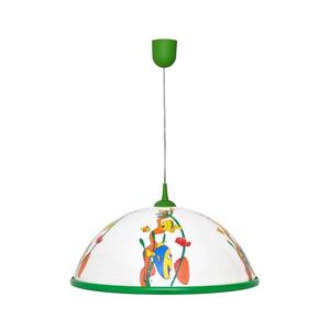 Detský luster na lanku FISH 1x27/15W/230V WLA-06 RYBY ZIELONY vyobraziť