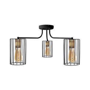 Prisadený luster FARGO 3xE27/15W/230V P-1401/3 BK+AB vyobraziť