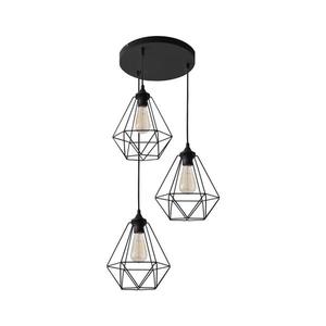 Luster na lanku KARO 3xE27/15W/230V W-KD 1311/3 BK-B vyobraziť