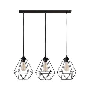 Luster na lanku KARO 3xE27/15W/230V W-L 1311/3 BK-B vyobraziť