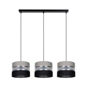 Luster na lanku CORAL 3xE27/60W/230V čiernošedá 0634 vyobraziť