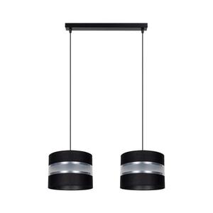 Luster na lanku CORAL 2xE27/60W/230V čierna 0623 vyobraziť