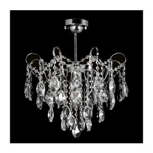 Krištáľový luster na tyči 4xE27/60W/230V W-E 1427/4 CH, ?450 X H500 vyobraziť