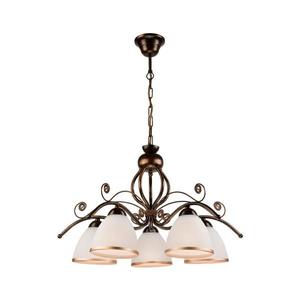 Luster na reťazi RETRO II 5xE27/60W/230V LM 5.51/black vyobraziť