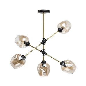 DeMarkt De Markt - Luster na tyči HAMBURG MEGAPOLIS 5xE14/40W/230V 605013005 vyobraziť