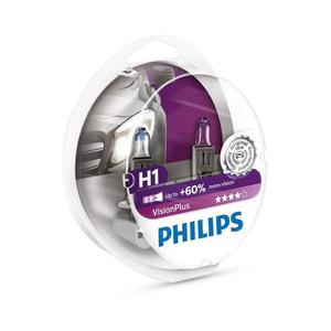 SADA 2x Autožiarovka Philips VISION PLUS 12258VPS2 H1 P14, 5s/55W/12V 3250K Phil-12258VPS2 vyobraziť