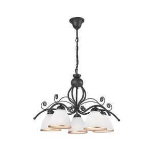 Luster na reťazi RETRO II 5xE27/60W/230V antracit LM 5.51/antracyt vyobraziť