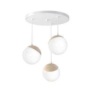 Luster na lanku SFERA WOOD 3xE14/40W/230V biela MLP5425 vyobraziť