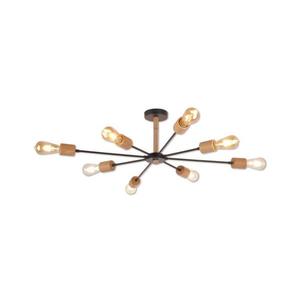 Top Light Star 8 - Luster na tyči STAR 8xE27/40W/230V borovica Star 8 vyobraziť