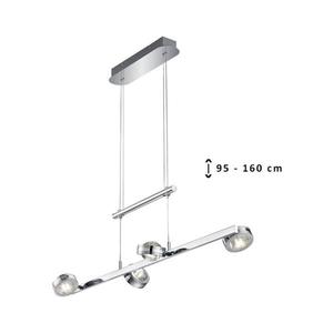 TRIO - LED Luster na lanku LENTIL 8xLED/2, 3W/230V 372510806 vyobraziť