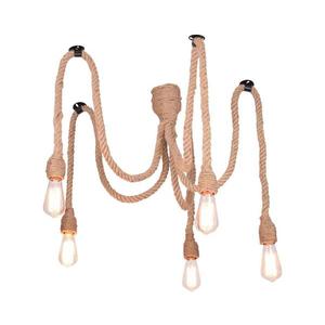 Luster na lanku ROPE CASA 5xE27/12W/230V pavúk 312921 vyobraziť