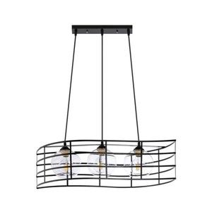 Luster na lanku 3xE27/60W/230V W-5179/3 BK vyobraziť