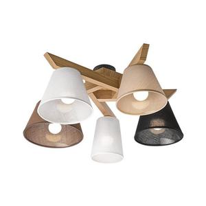 Prisadený luster ANTONIO 5xE14/40W/230V dub LM-5.128/dąb/mieszany vyobraziť